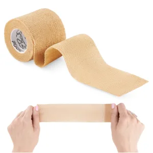 Selvklebende sammenhengende bandasje 4,5 m × 5 cm beige