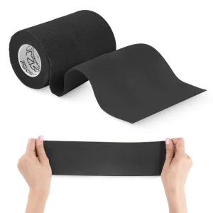 Selvklebende sammenhengende bandasje 4,5 m × 10 cm svart