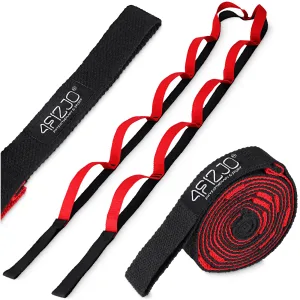 Rødt Gymnastikkbånd For Stretching Og Yoga