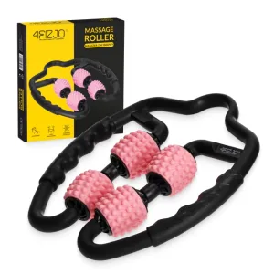 Rosa kroppsmassasjerulle med nupper