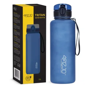 Vannflaske i glass 750 ml svart