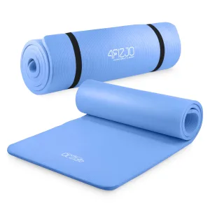 Nbr Fitness Og Yogamatte 1,5 Cm Blå