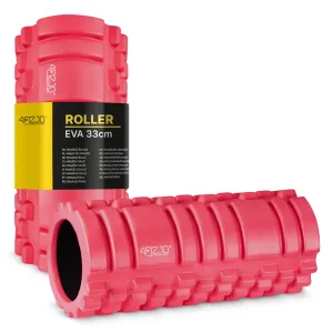 EVA massasjerulle med nupper 33 cm rosa