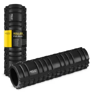 Massasjerulle med EVA-nupper 45 cm sort