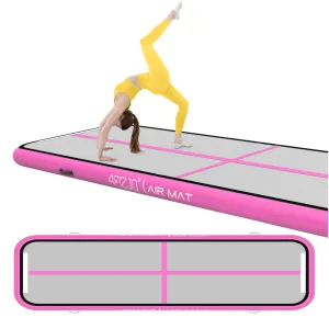 AIR MAT akrobatisk bane 4 x 1 x 0,15 m