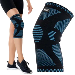 Elastisk knestøtte XL blå