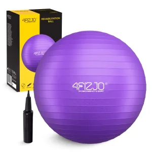 Oppblåsbar Gymnastikkball 55 Cm Lilla