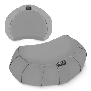 Zafu Meditasjonspute Halvmåne Grå