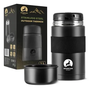 Termos I Rustfritt Stål 1 Liter Svart