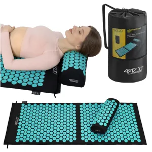 Stor Akupressurmatte Med Pute Klassisk Xl Blå