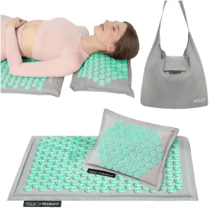 Eco Akupressurmatte Med Bokhveteskall Og Kokosnøtt Mynte