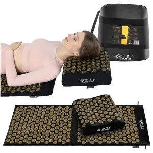 Ergo Akupressurmatte Med Pute Xl Svart