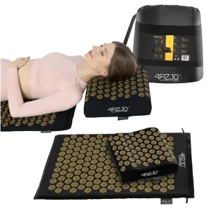 Ergo Akupressurmatte Med Pute Svart