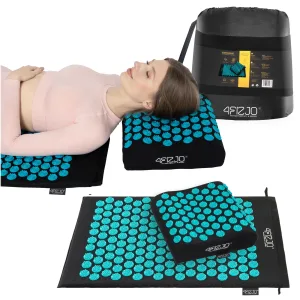 Ergo Akupressurmatte Med Pute Blå