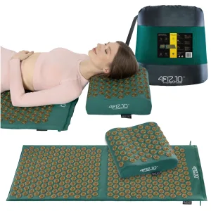 Ergo Akupressurmatte Med Pute Xl Grønn