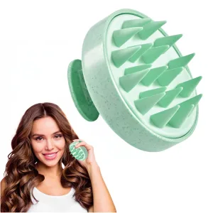 Grønn Hodemassasjebørste