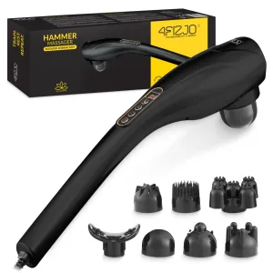 Håndholdt Vibrerende Kroppsmassasjeapparat Svart