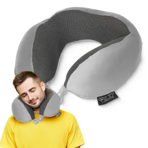 Grå Croissant Reisepute For Å Sove